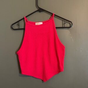 Matty M Vibrant Red Crop Top